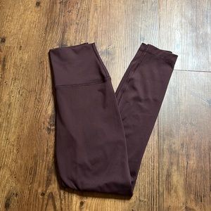 Yogalicious Lux maroon leggings